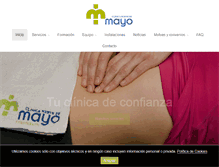 Tablet Screenshot of clinicanuevedemayo.com